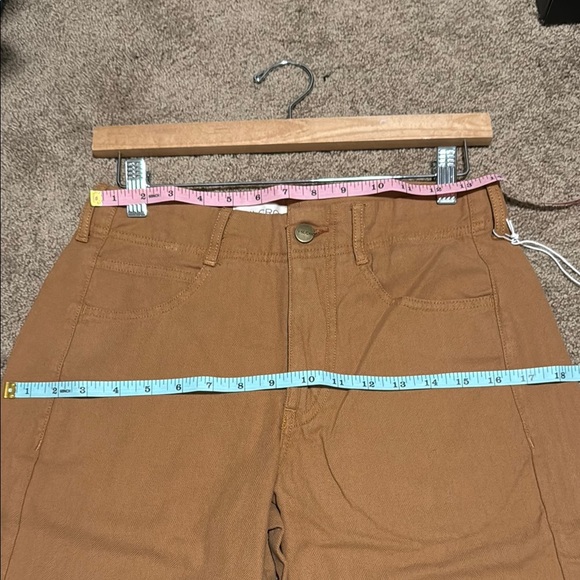 Anthropologie Pilcro The Adi Mid-rise Relaxed Flare Pants Herringbone Edition - Picture 6 of 11